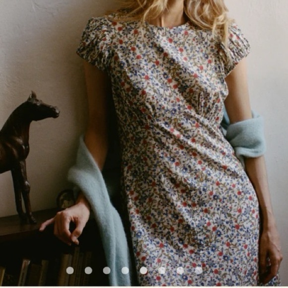 Doen Rhodia Dress in Creame Prairie De Montagne - Picture 3 of 8